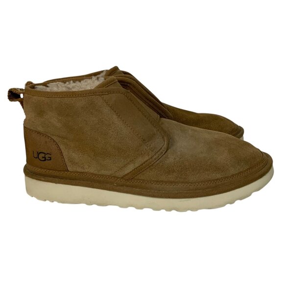 UGG Neumel Flex Mens Chestnut Suede Ankle Boots Size 11 With Shearling Lining main image 6